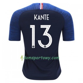 Koszulka Francja Kanté 13 Domowe Koszulki Piłkarskie Mistrzostwa Świata 2018